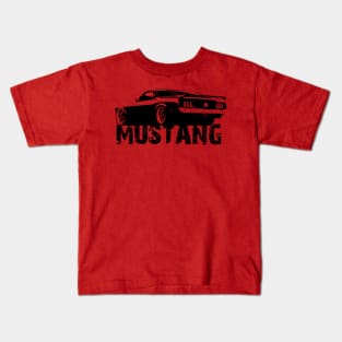 Ford Mustang - Rear Words Kids T-Shirt